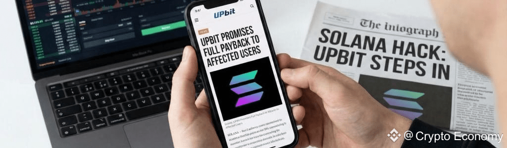 Upbit suffers a $36 million hack on Solana assets, affecting 24 tokens and freezing withdrawals.