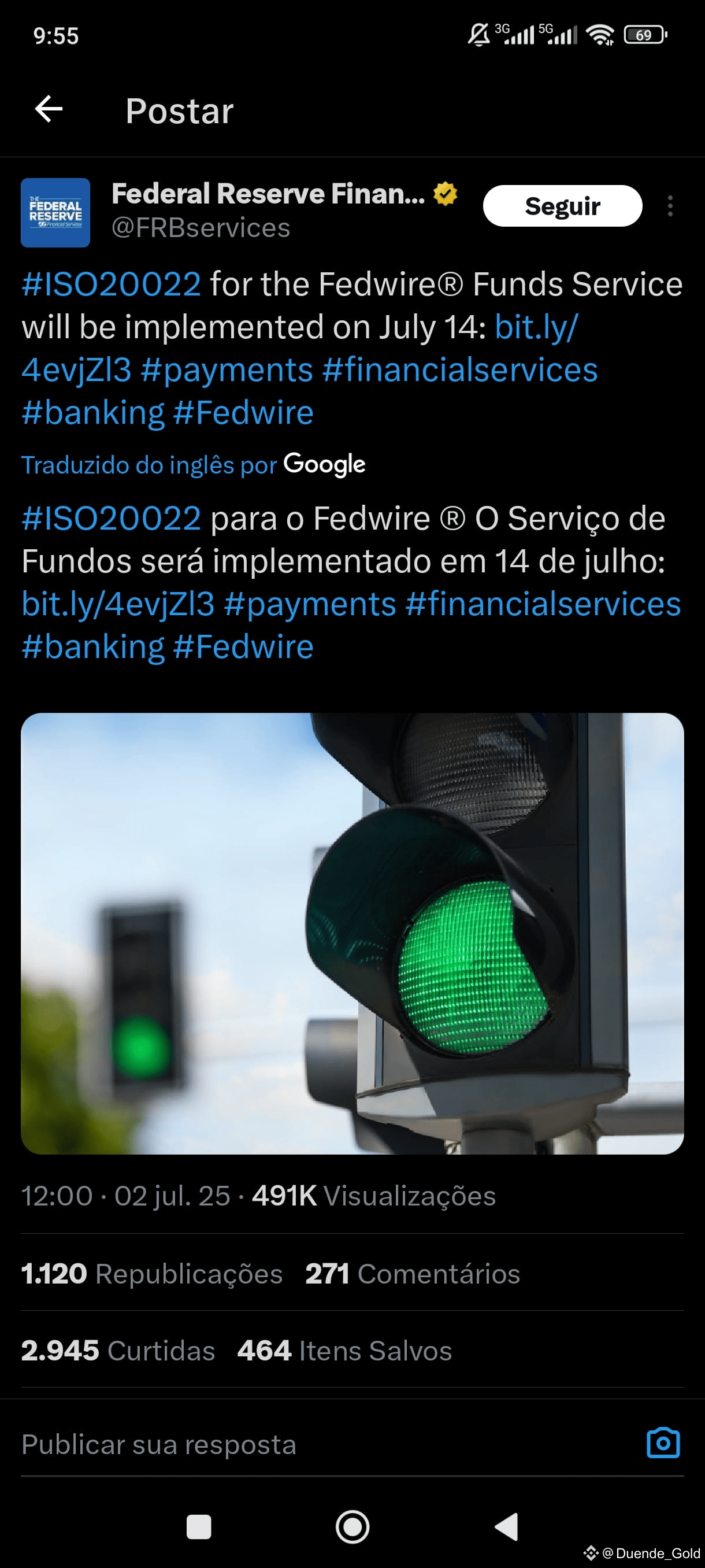 xrp #BTC☀ 📅The ISO 20022 standard will be implemented in | Duende_Gold on  Binance Square