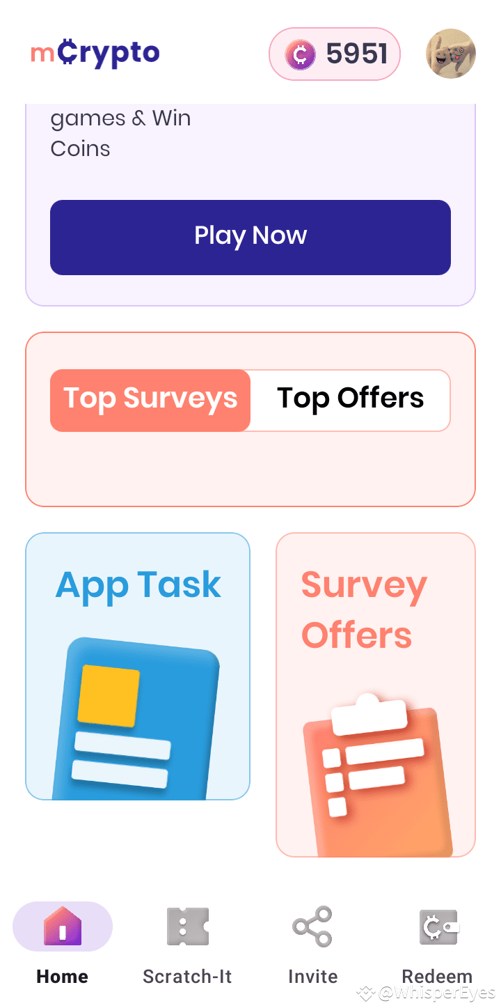 Unlock the Fun and Earn Crypto with mCrypto for Android | Hina_迷失的灵魂 on  Binance Square