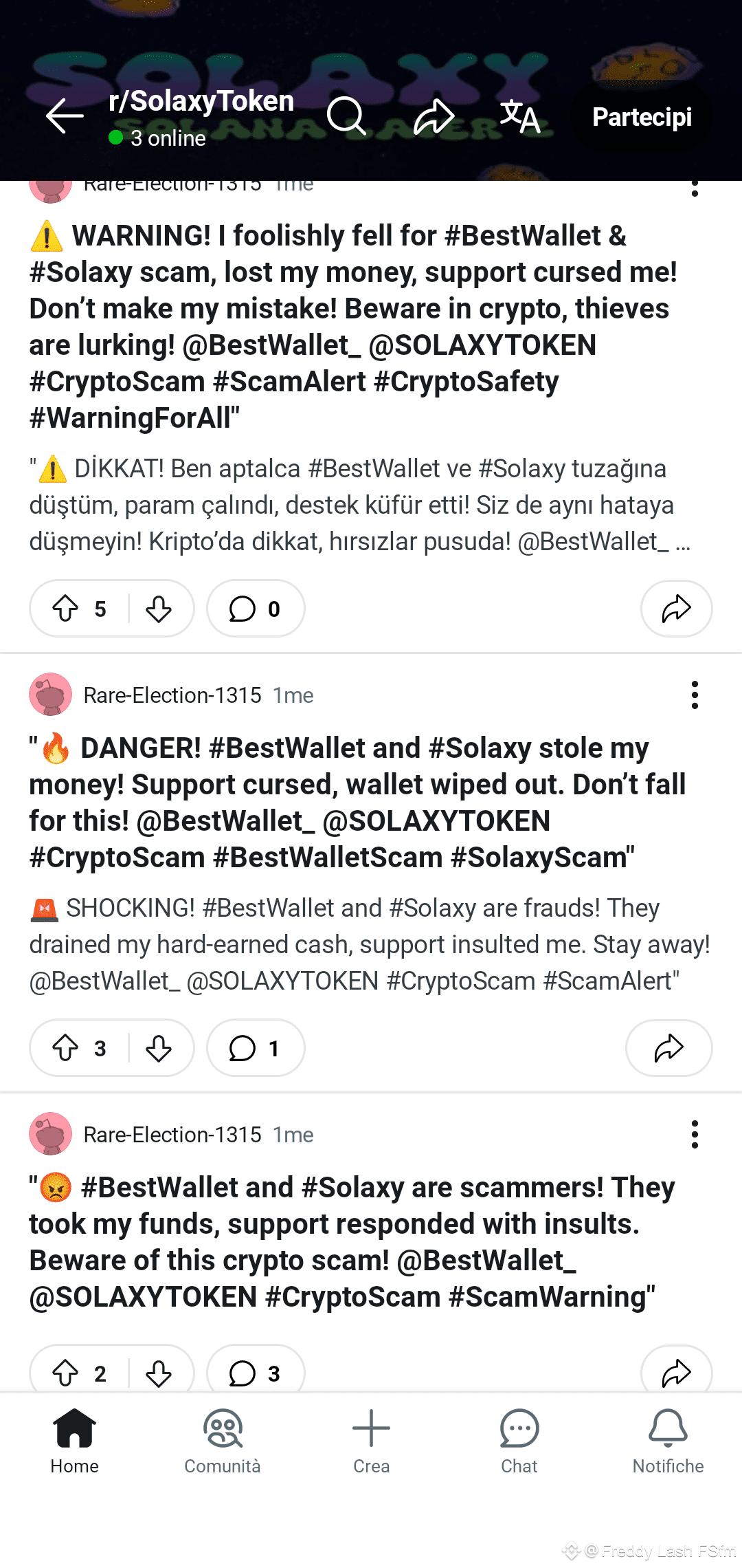 Stay away from Solaxy, it is a well-crafted scam! Even the | Freddy Lash  FSfm on Binance Square