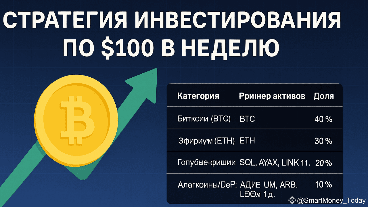 How to invest $100 a week in cryptocurrency: a strategy for beginners and  beyond | SmartMoney_Today on Binance Square