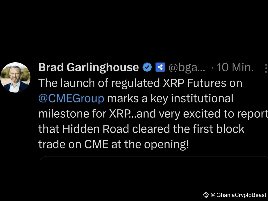 XRP 🚨New: Brad Garlinghouse, CEO of @Ripple Network, says: | 我的爱人- HABIBI  on Binance Square