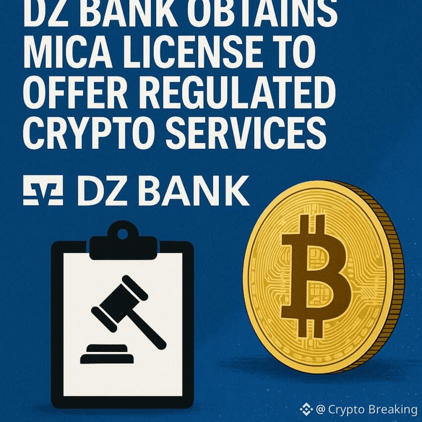 Dz Bank Obtains Mica License To Offer Regulated Crypto Services
