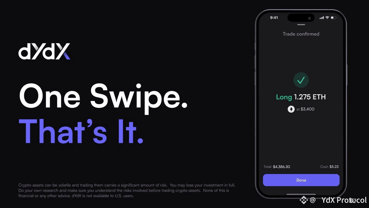 dYdX Simplified UI. Easy trading, no extra steps. | dYdX Protocol on ...