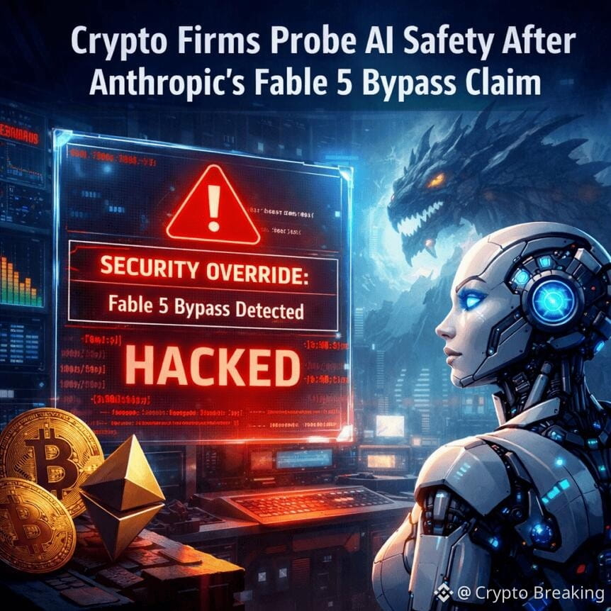 Crypto Firms Probe Ai Safety After Anthropic's Fable 5 Bypass Claim