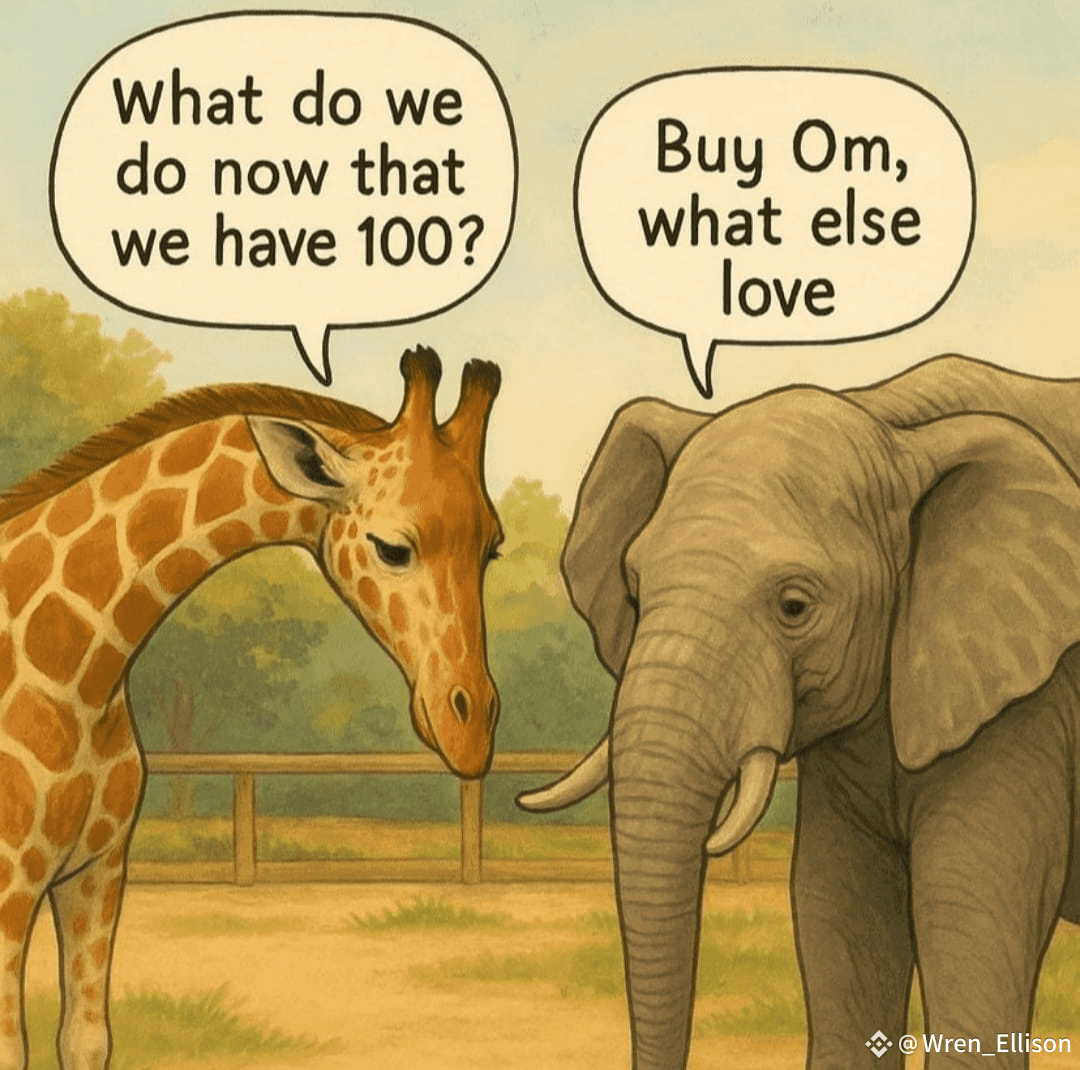 Even the zoo knows the alpha move. 100 in hand? The answer | E L I A N ...