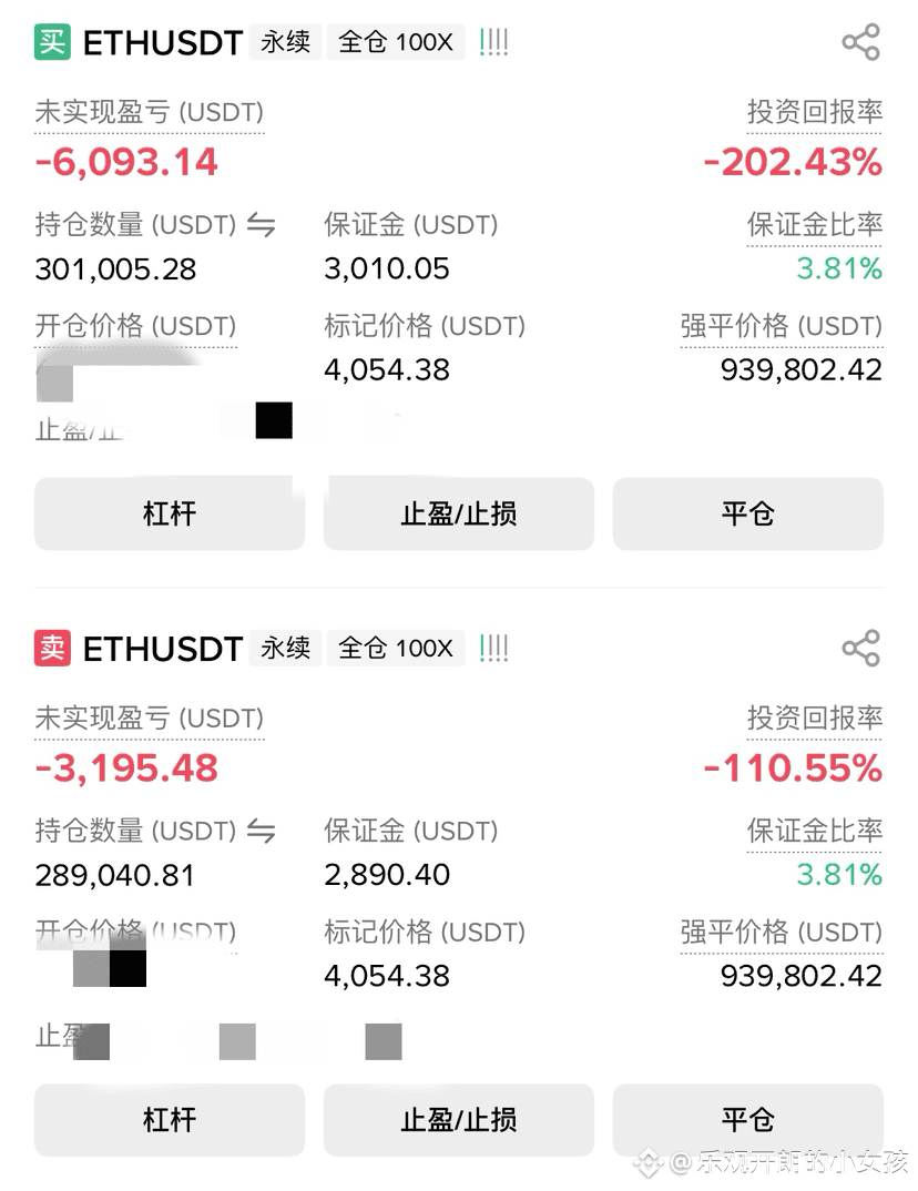 我真的服了啊. 我现在该怎么办.我扛了一个月的多单.回本遥遥无期.今天好不容易涨回来了.但是我又空了29万美金的空单.现| 乐观开朗的小女孩