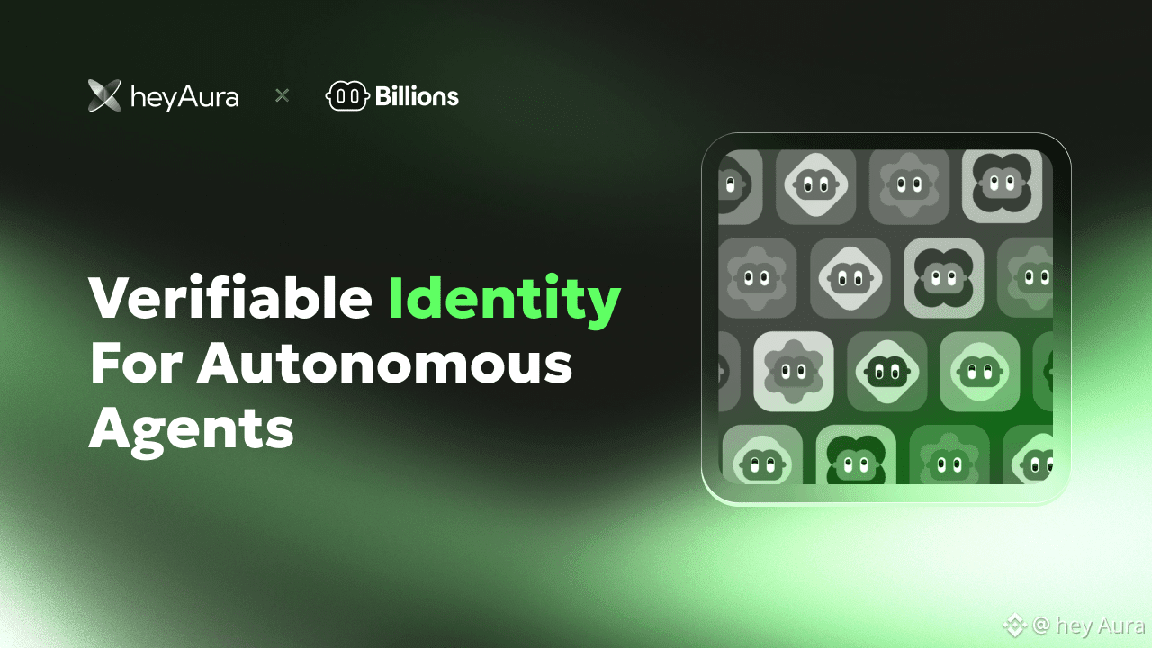 heyAura Partners with Billions for KYA for Autonomous AI Agents