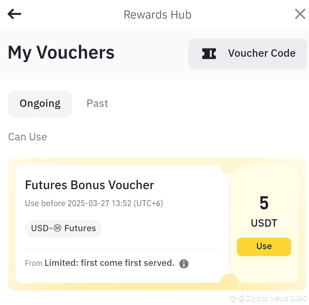 Free $5 Futures Bonus Voucher First Come First Served | Crypto News 2090 on  Binance Square
