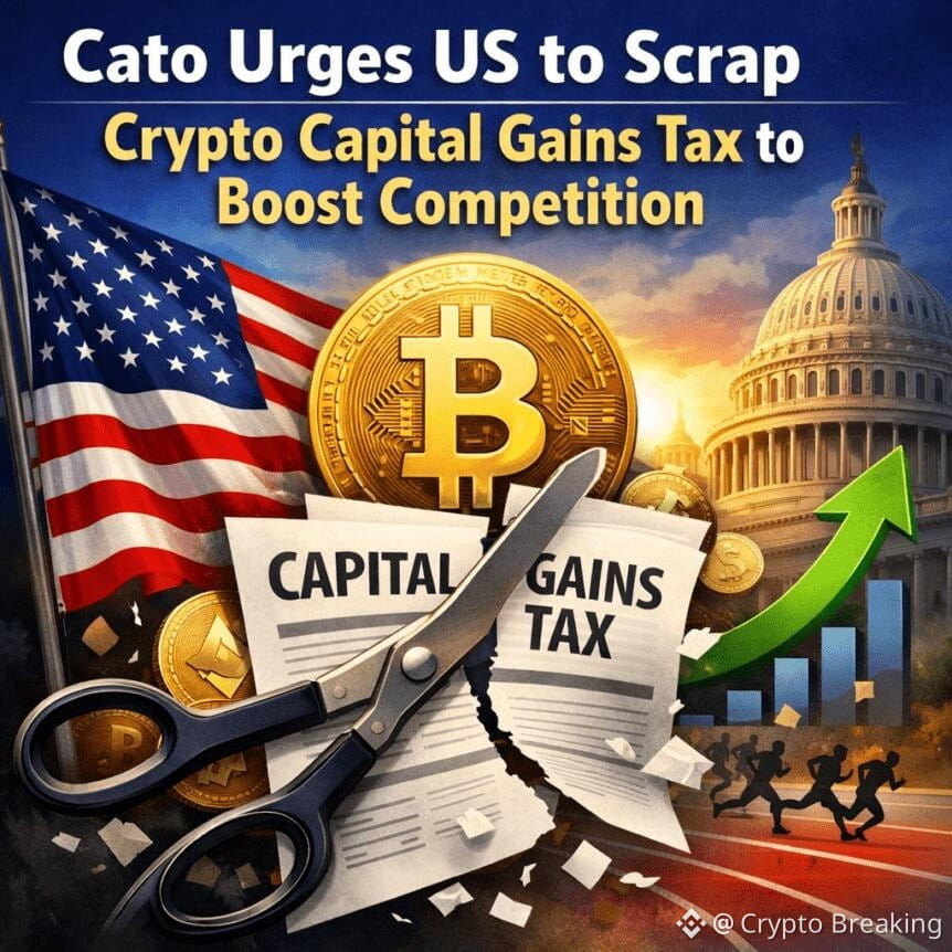 Cato Urges Us To Scrap Crypto Capital Gains Tax To Boost Competition