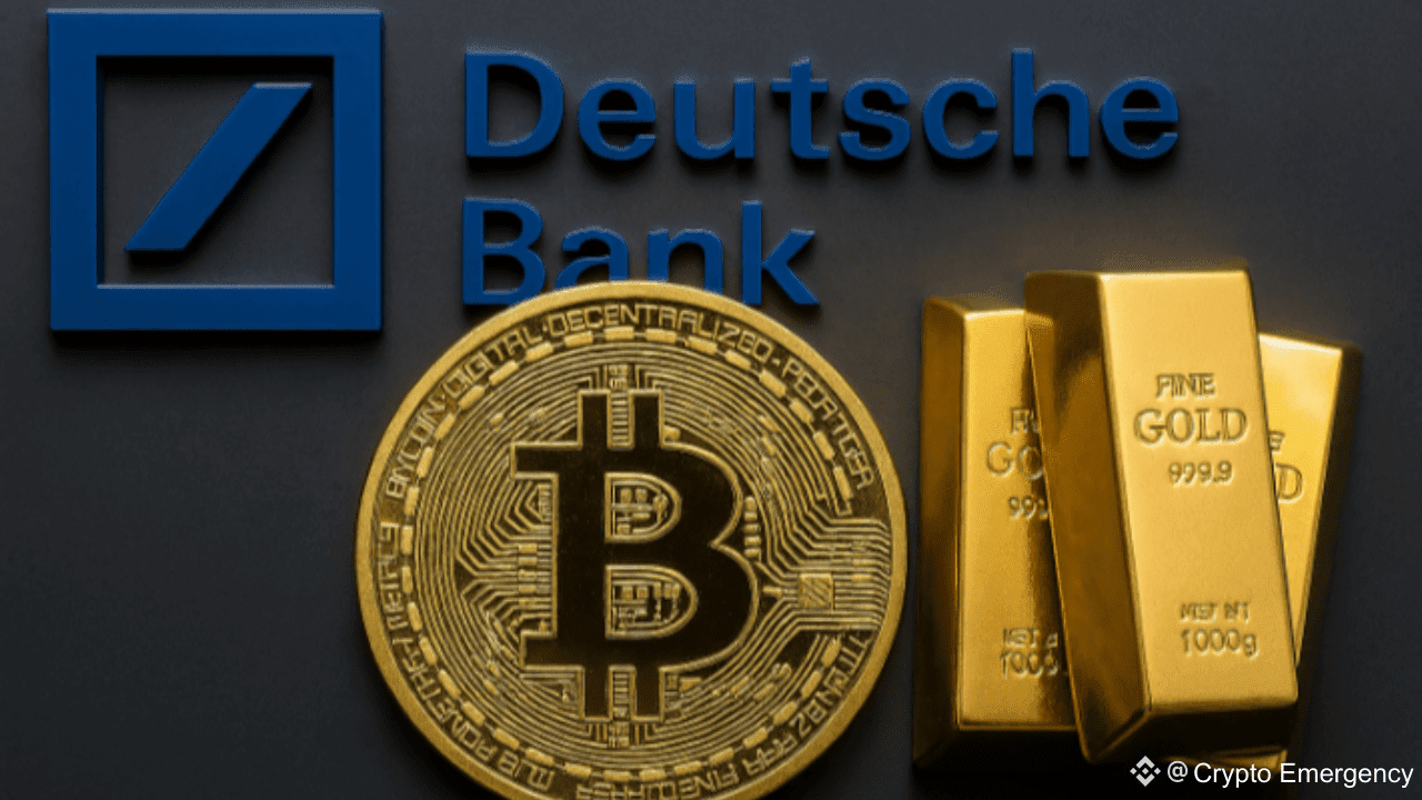 Deutsche Bank: By 2030, Bitcoin may take its place alongside gold in  central bank reserves | Crypto Emergency on Binance Square