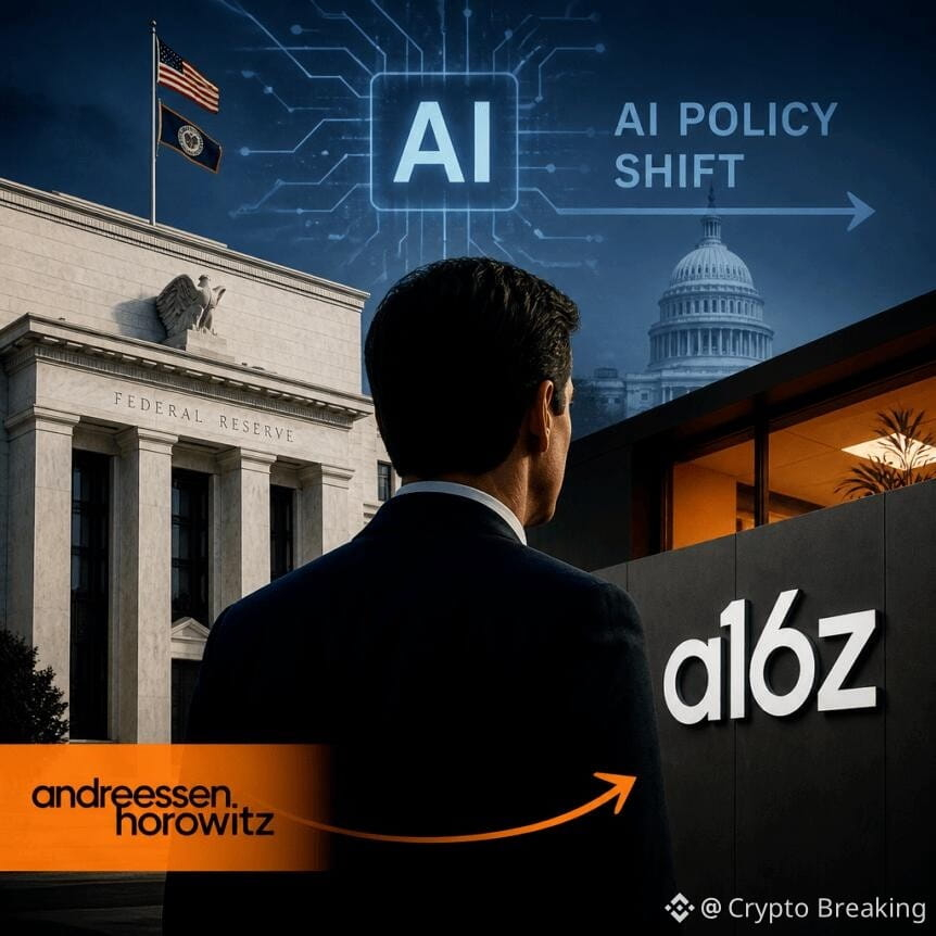 Andreessen Appointee Brings Fed Role To A16z Amid Ai Policy Shift