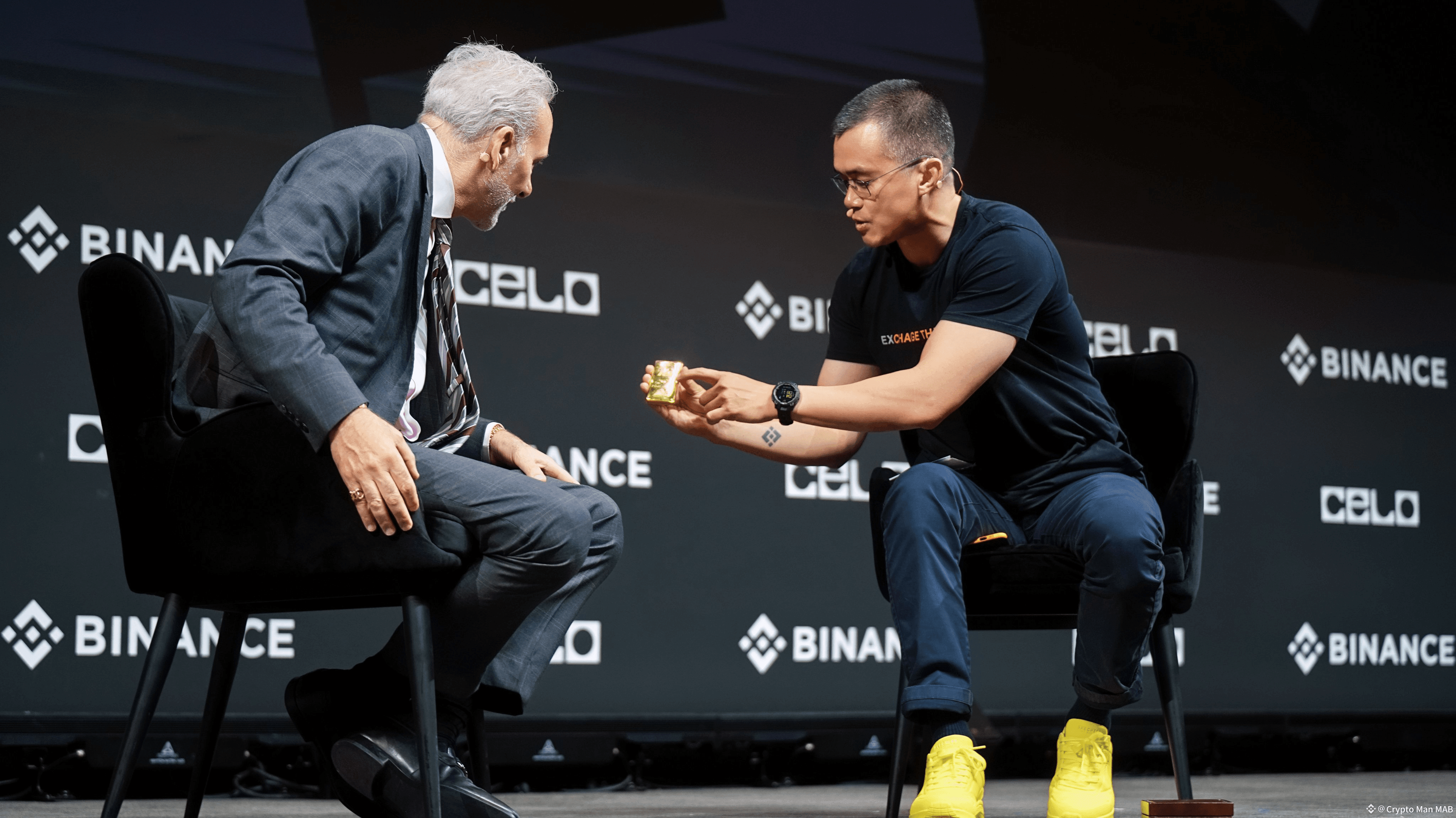 Gold vs. Lightning: CZ Absolutely Roasts Peter Schiff in Dubai 🔥 | Crypto  Man MAB sur Binance Square