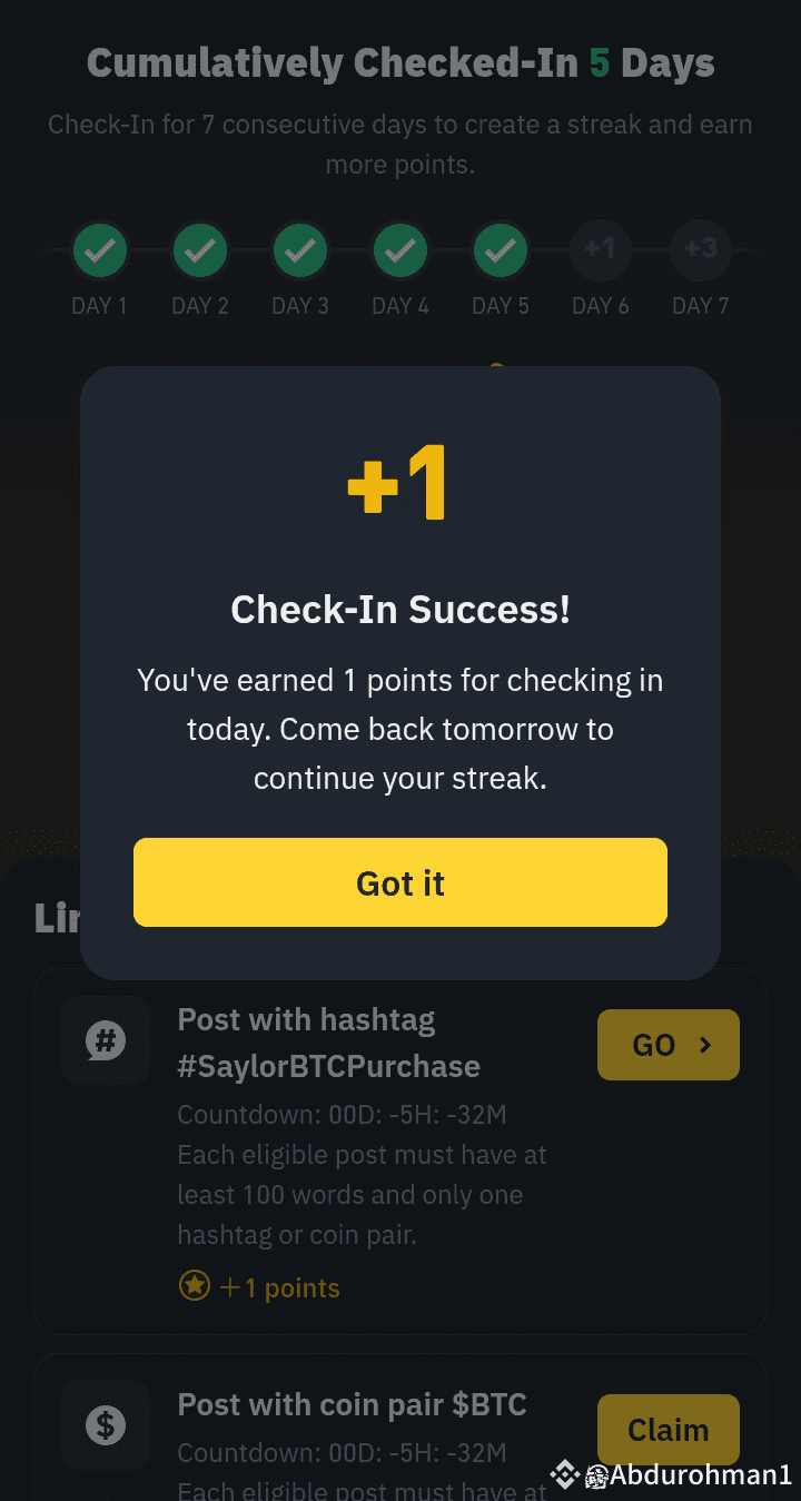 Binance Task Earn Free Points Daily with Binance Task Center | Abdurohman1Trader on ...