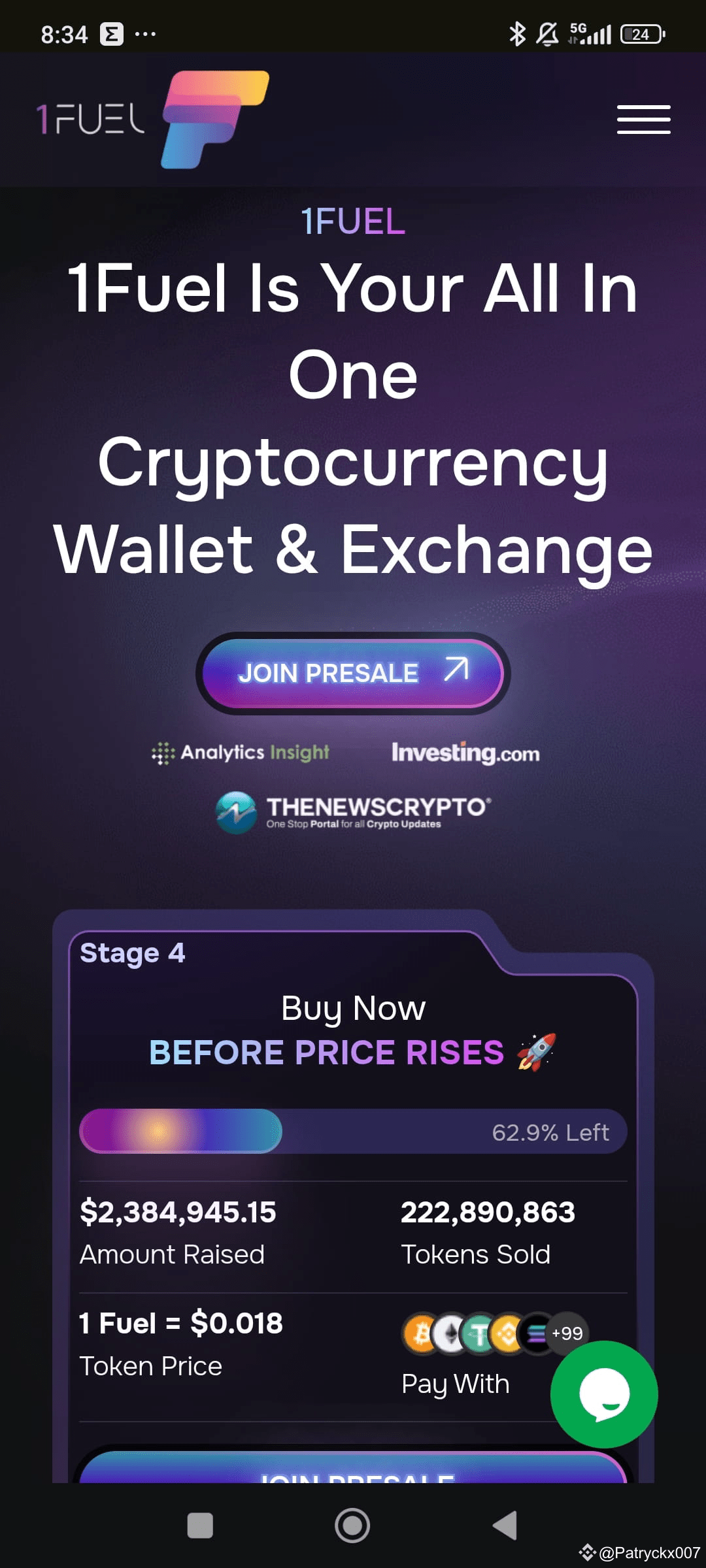 One of the main bets for 2025! 1Fuel is one of the most | Patryckx007 on  Binance Square