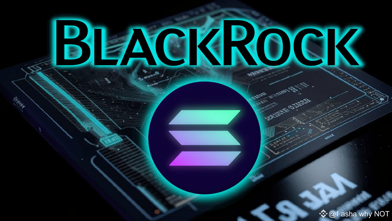 BlackRock is betting on Solana: what does this mean for the market? | Sasha  why NOT على Binance Square