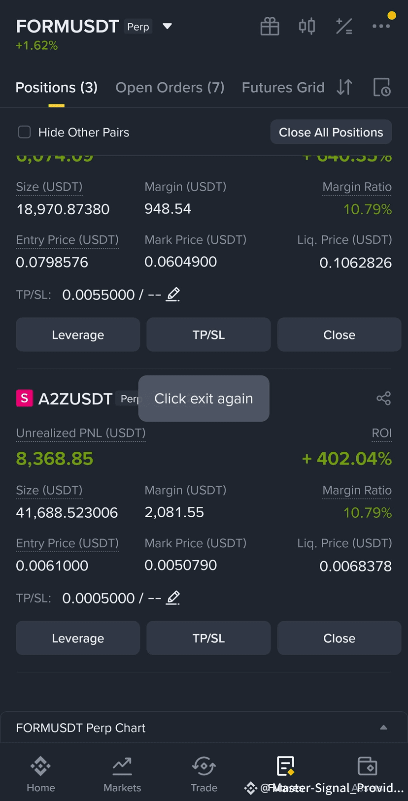 $A2Z $FORM #BinanceSignals #BinanceHODLerTree #cryptosig | Master ...