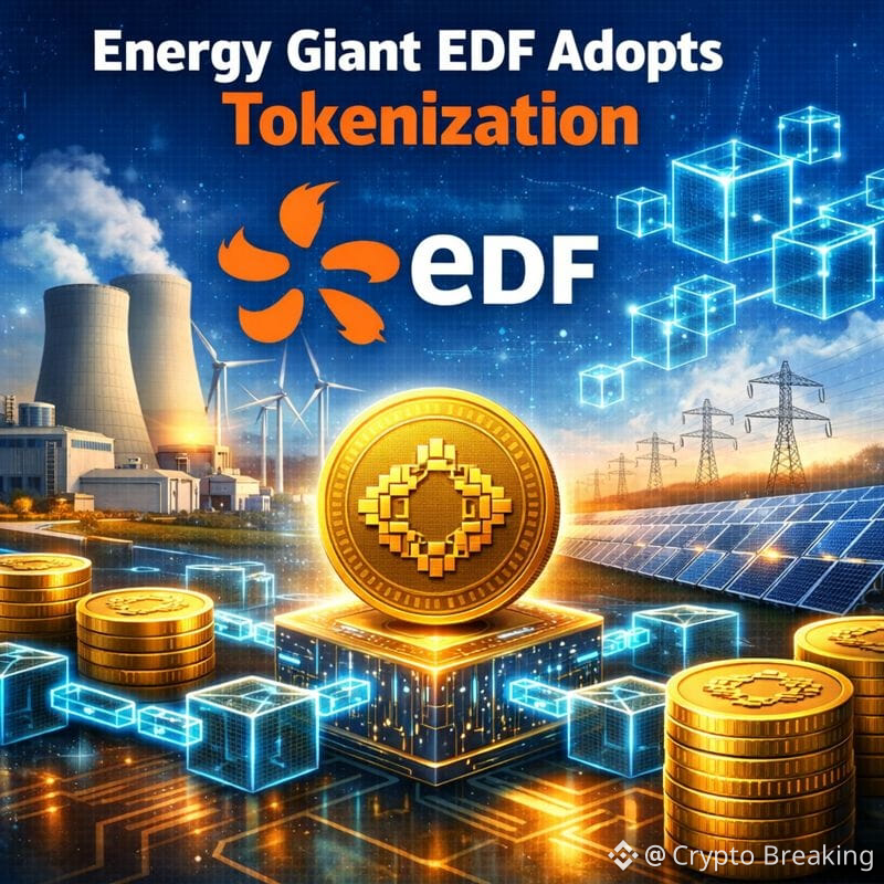 Energy Giant Edf Adopts Tokenization