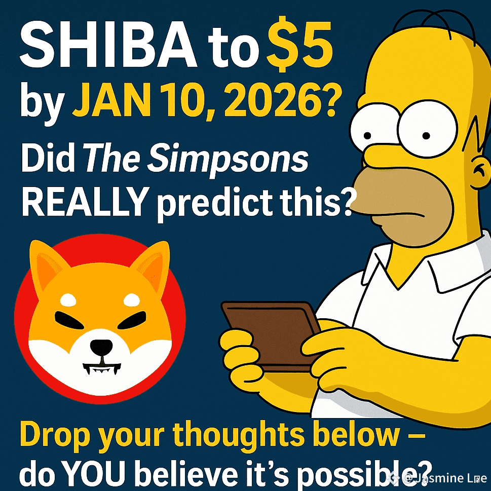 SHIBA to $5 by 2026?! The Simpsons May Have Seen the | J A S M I N E on  Binance Square
