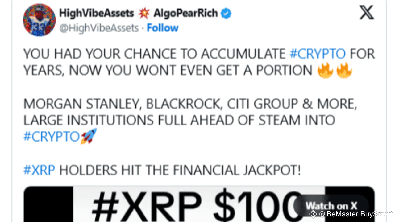 Pundit: XRP Holders Can Hit Financial Jackpot With This Morgan Stanley  Major Move | BeMaster BuySmart on Binance Square