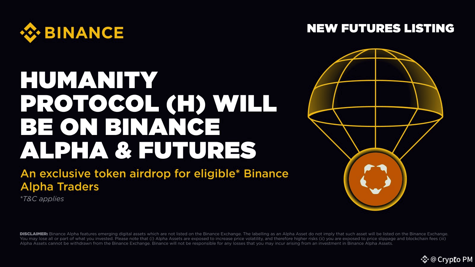 🧬 Humanity Protocol ($H) Is Launching FIRST on Binance! | Crypto PM on  Binance Square