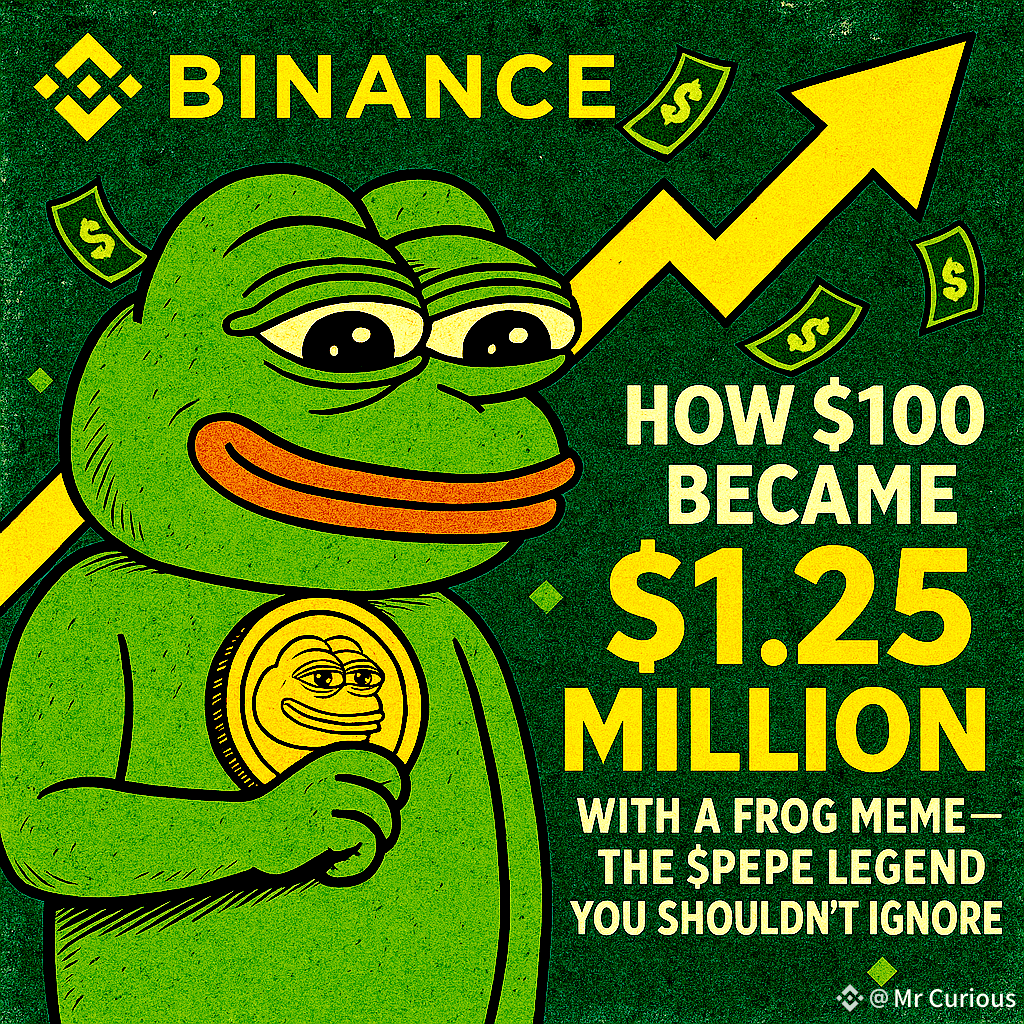 🚨🔥 The Meme Coin That Shocked Crypto — $PEPE Millionaire | Mr Curious on  Binance Square
