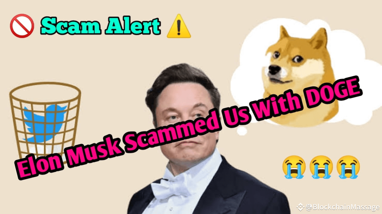 🚫 Scam Alert ⚠️ Elon Musk scammed us with Dogecoin and | Ebadotium on  Binance Square