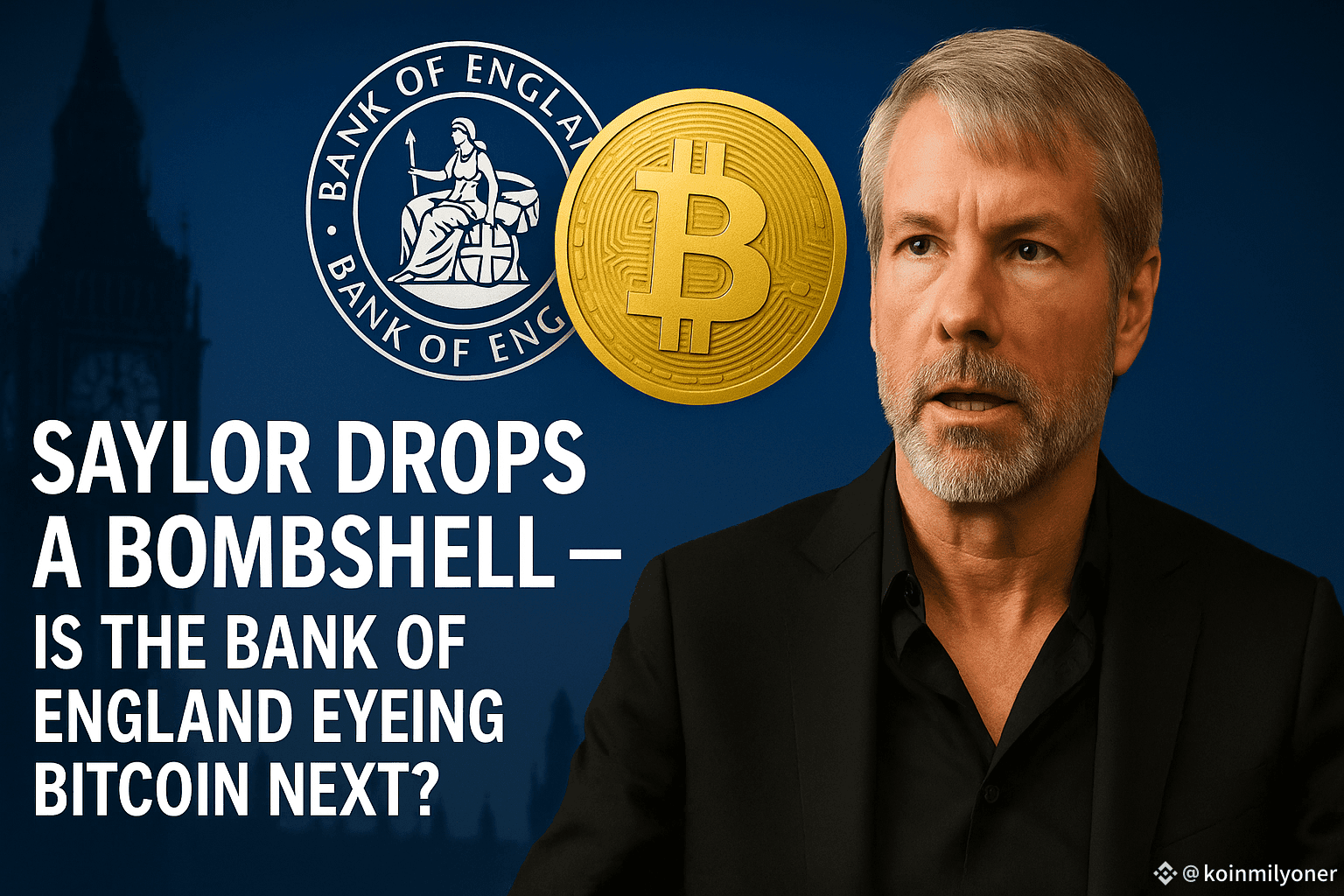 🏦 Saylor Drops a Bombshell — Is the Bank of England Eyeing | koinmilyoner  on Binance Square