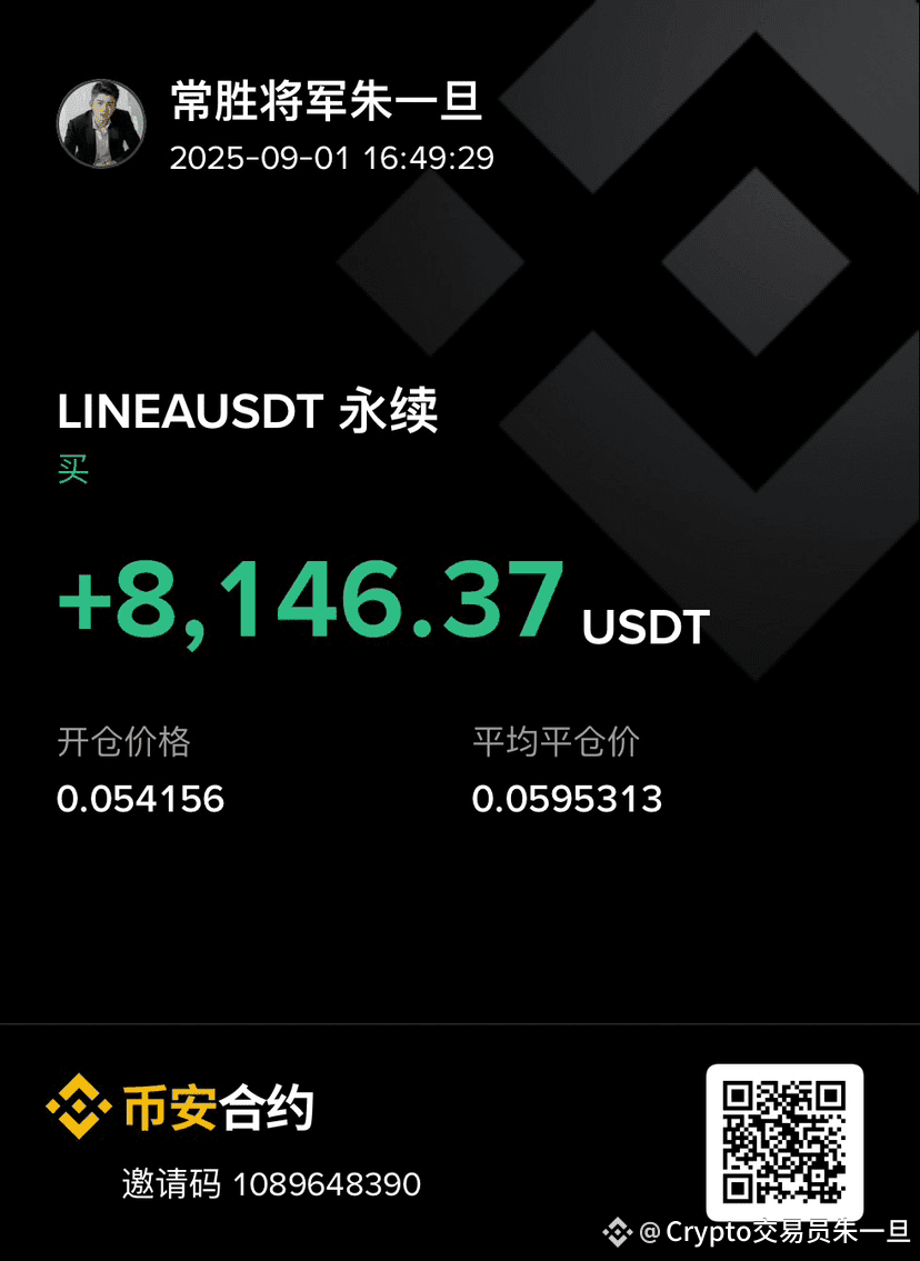 印钱!印钱!舔一口就跑,用时15分钟!目前看是卖在最高点! | Crypto交易员朱一旦发布于币安广场