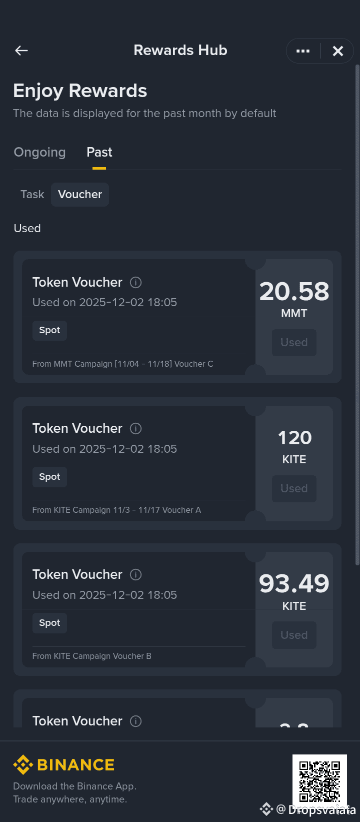 Dropsvalalaのプロフィール | Binance Square