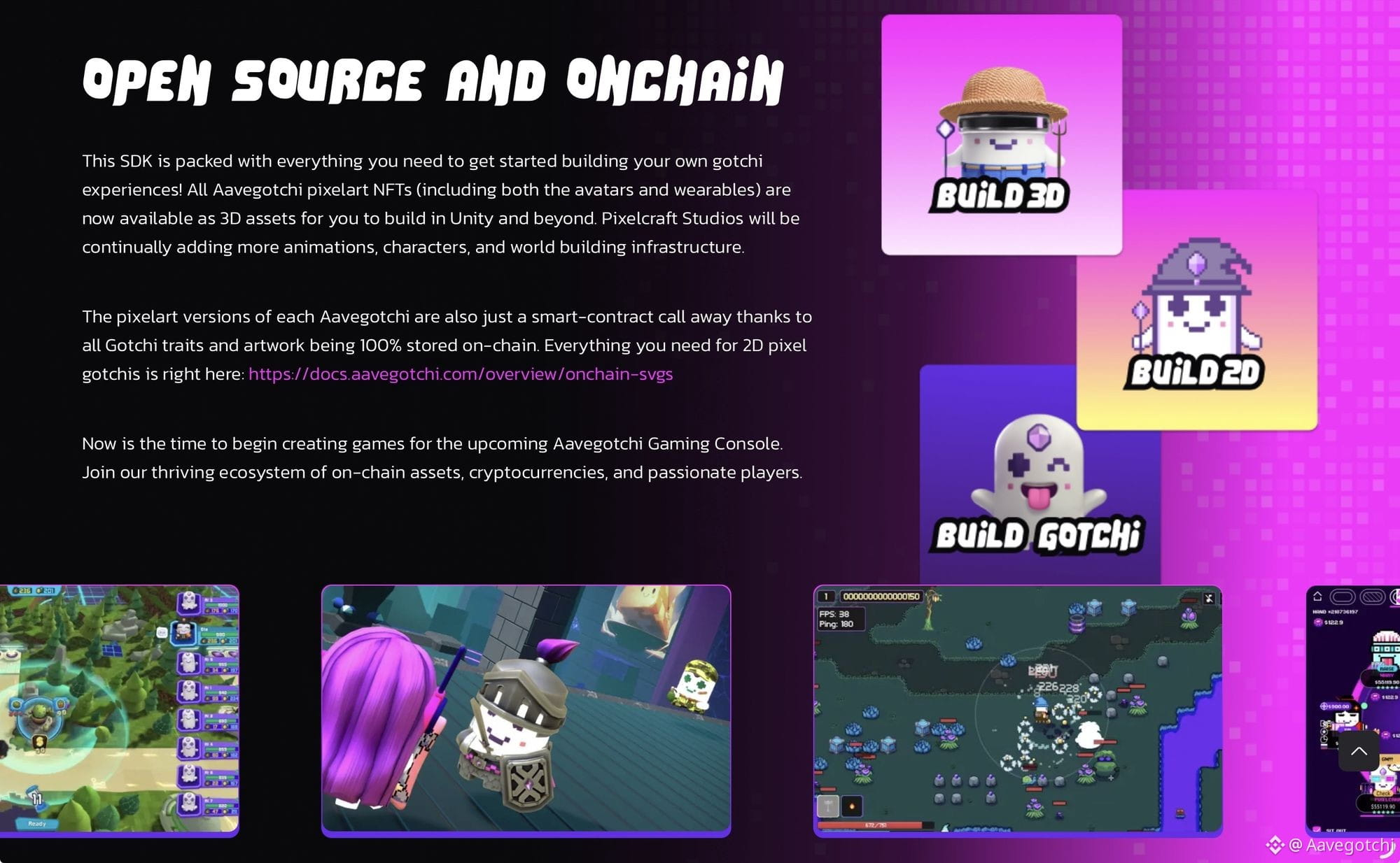 Aavegotchi: Beyond the One Studio Model