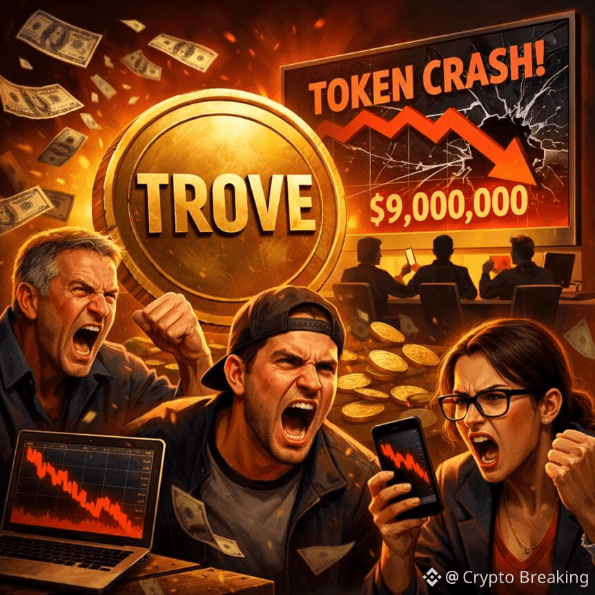 Trove Investors Furious After Team Keeps $9m As Token Tanks
