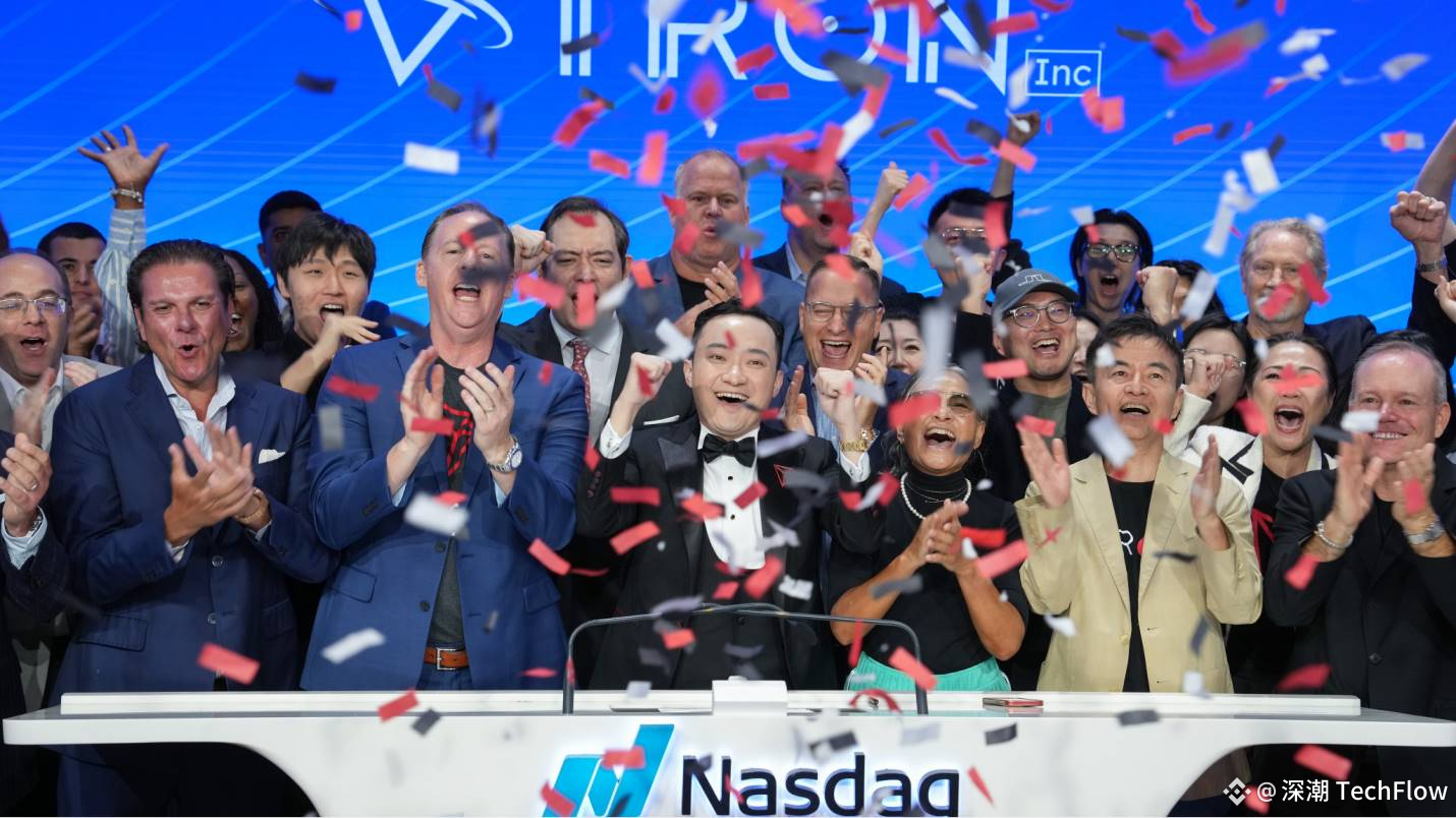 波场TRON敲响纳斯达克上市钟：开启全球加密叙事新节点，推动波场TRON ECO生态全球化浪潮| 深潮TechFlow发布于币安广场