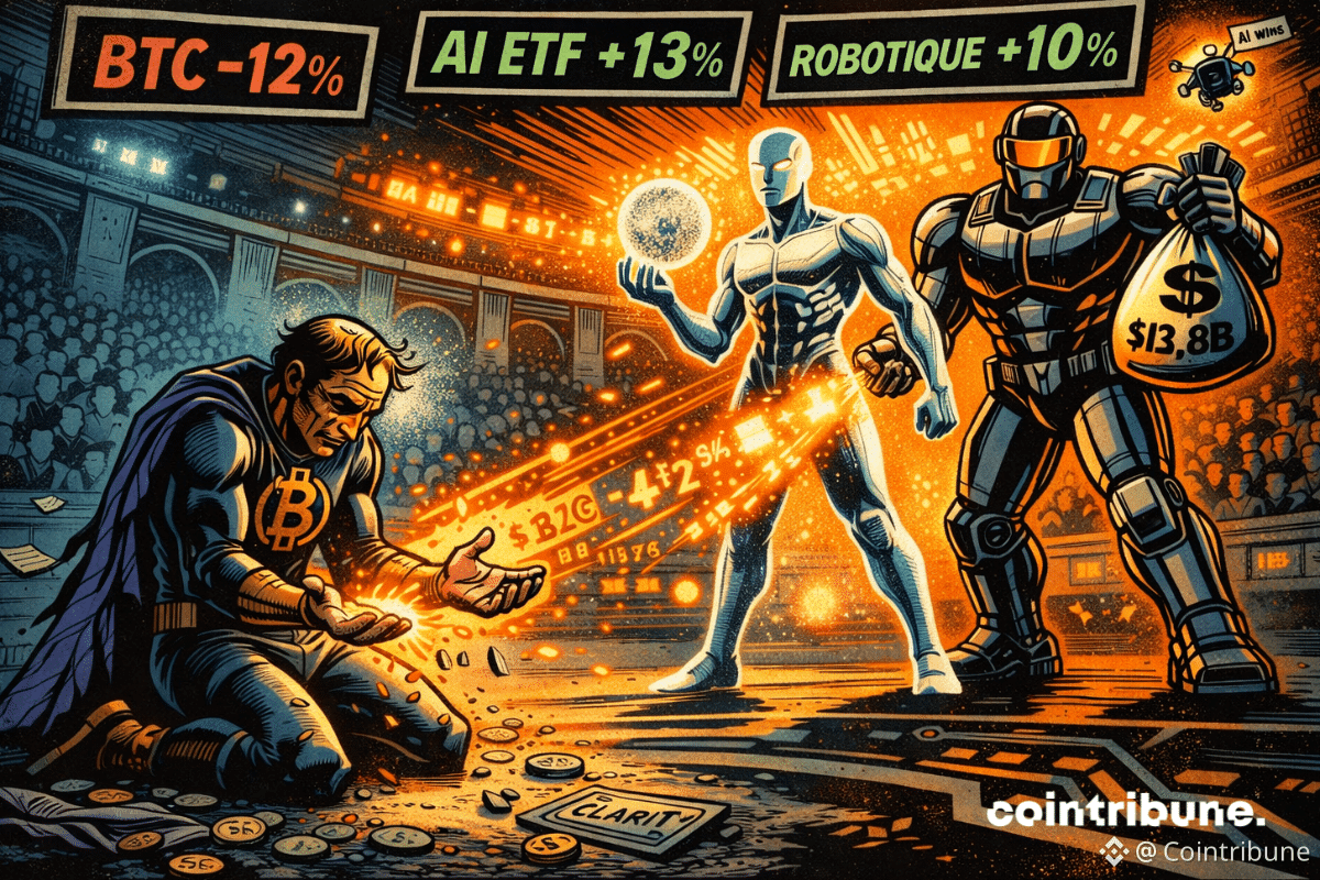 Crypto à genoux, l’IA et la robotique triomphent brillamment