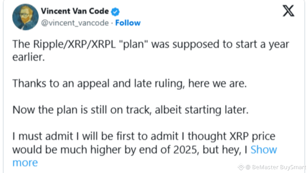 Software Dev: I Thought XRP Price Would Be Much Higher, But… | BeMaster  BuySmart on Binance Square