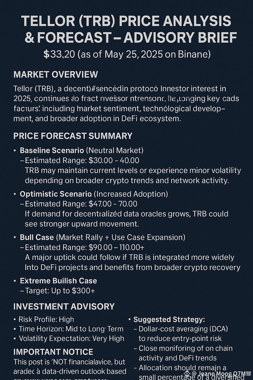 TRB Coin Price Prediction: 2025 Outlook As of today, May 25 | Jeane Moog  Q7MW على Binance Square