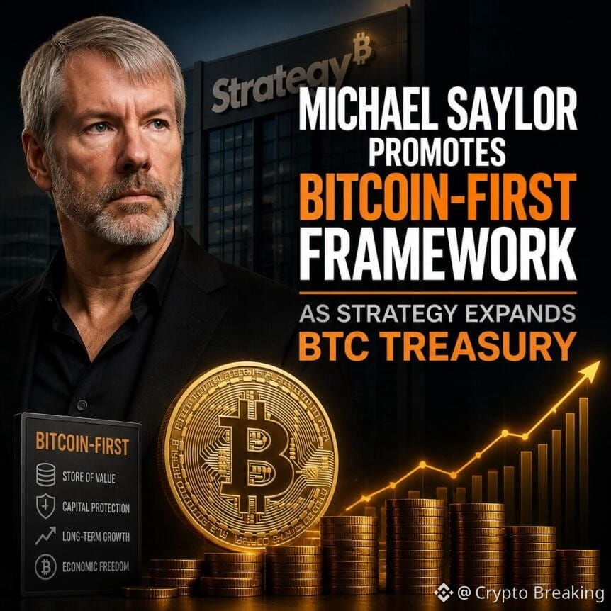 Michael Saylor Promotes Bitcoin First Framework As Strategy Expands Btc Treasury