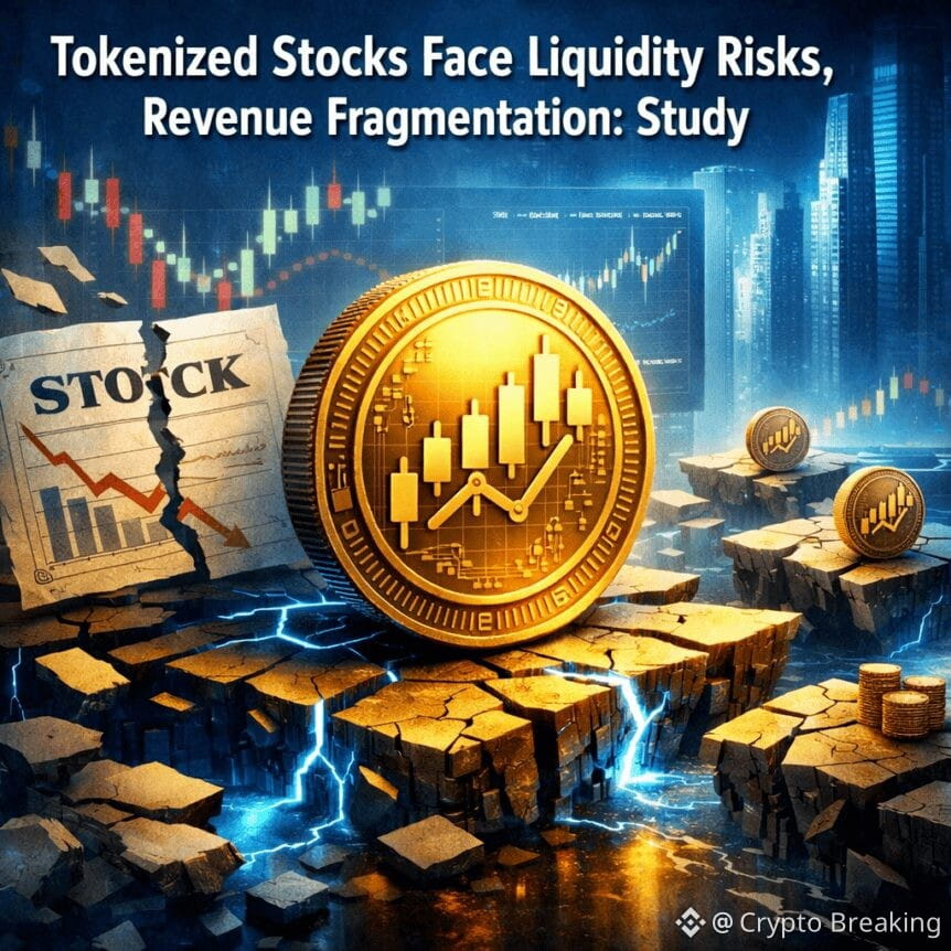 Tokenized Stocks Face Liquidity Risks, Revenue Fragmentation: Study