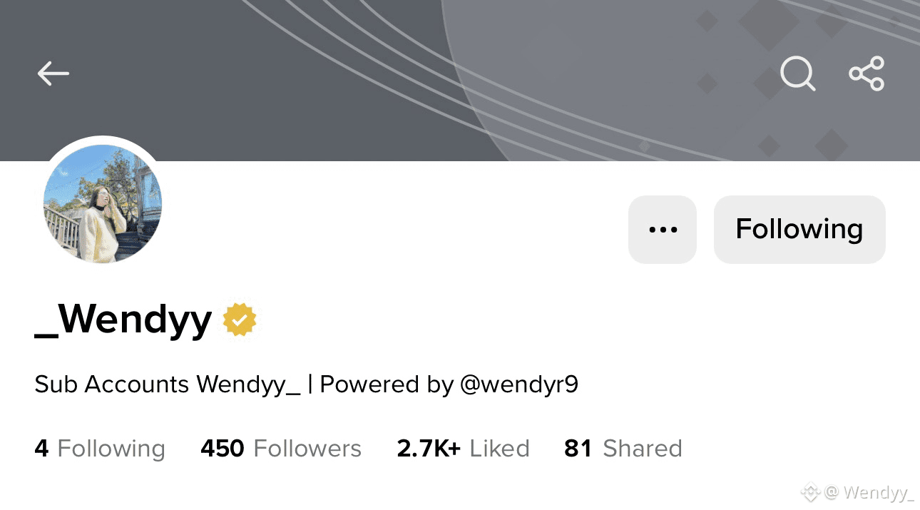 ملف Wendyy_ الشخصي | Binance Square