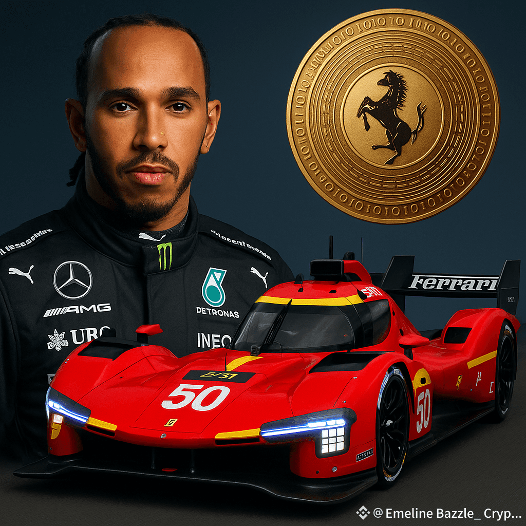 🏎️💥 FERRARI GOES FULL THROTTLE INTO CRYPTO! 💥🏎️The | Emeline Bazzle_  Crypto on Binance Square