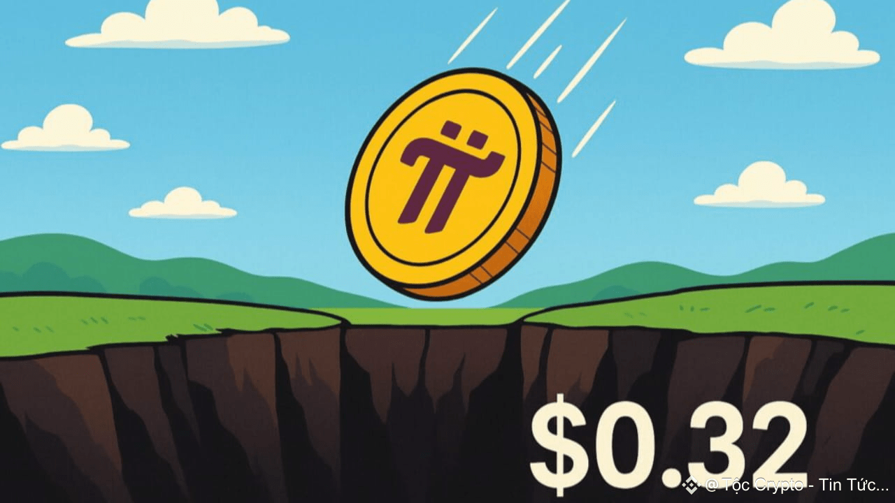 Pi Coin Is Falling Into Difficulties, Risking a Drop to $0.32 | Tộc Crypto  - Tin Tức Crypto on Binance Square