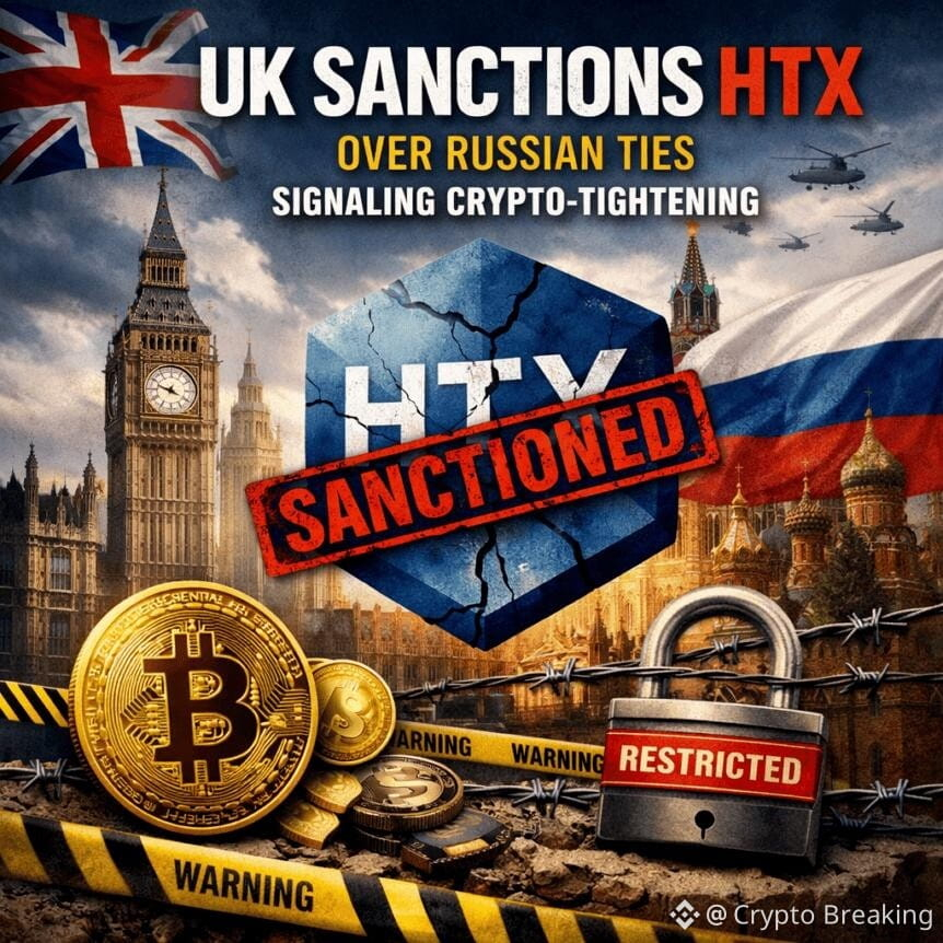Uk Sanctions Htx Over Russian Ties, Signaling Crypto-Tightening