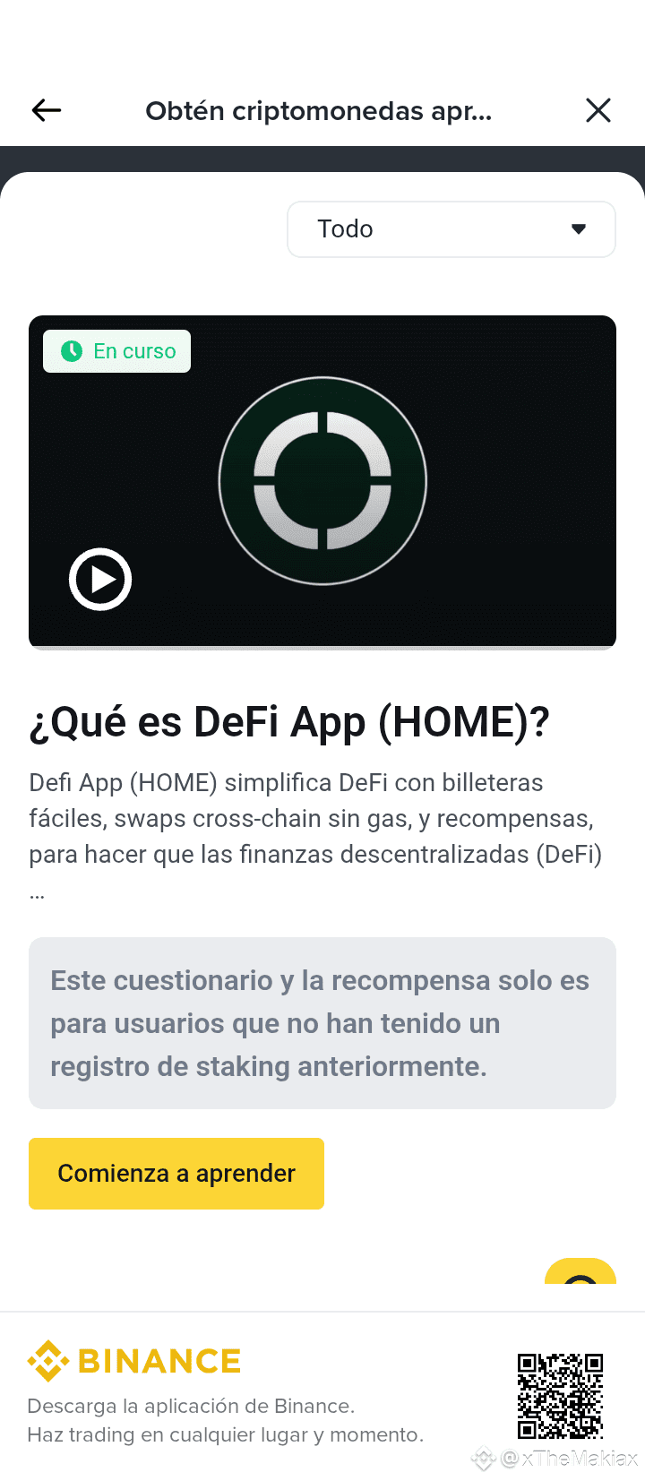 hello guys #aprendeyganabinance there is something new to le | xTheMakiax  on Binance Square