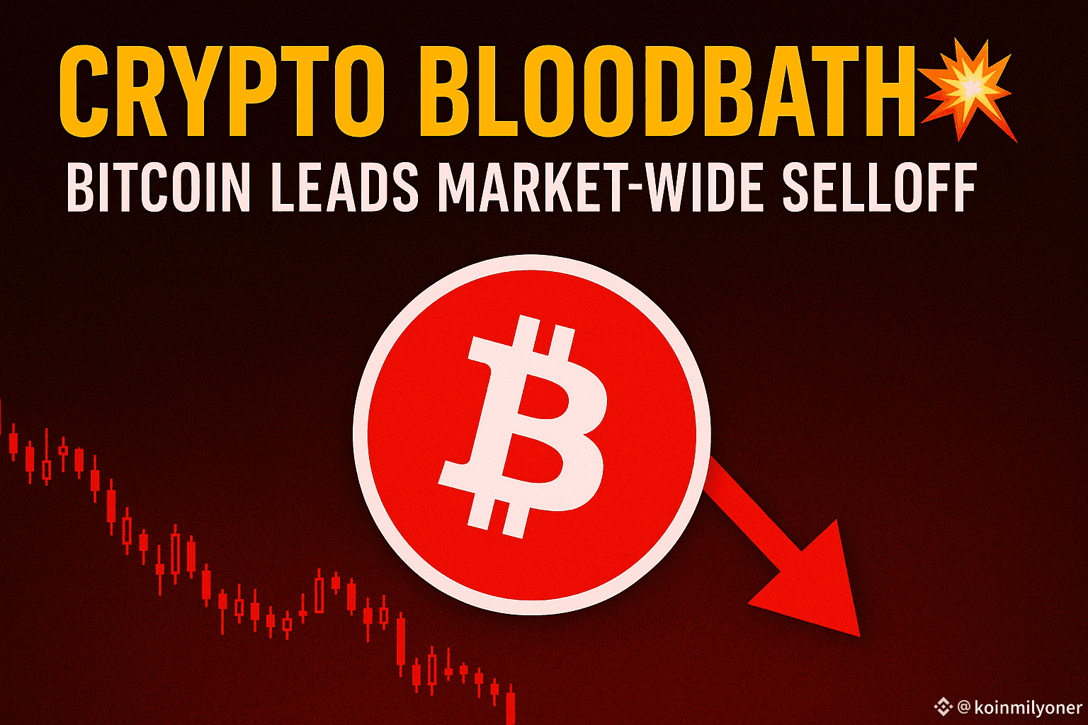 Crypto Bloodbath 💥 — Bitcoin Leads Market-Wide | koinmilyoner on Binance  Square