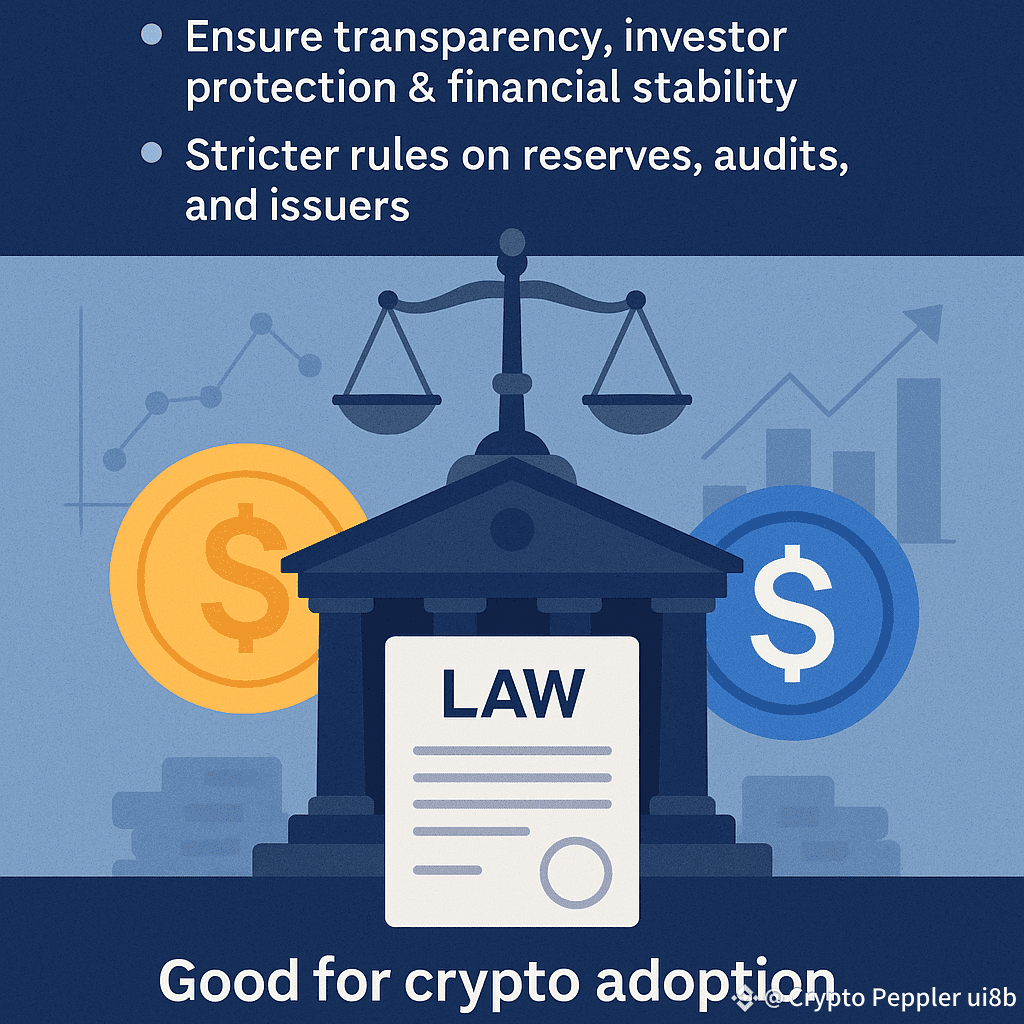 StablecoinLaw ⚖️💵 #StablecoinLaw — The New Era of | Crypto Peppler on  Binance Square
