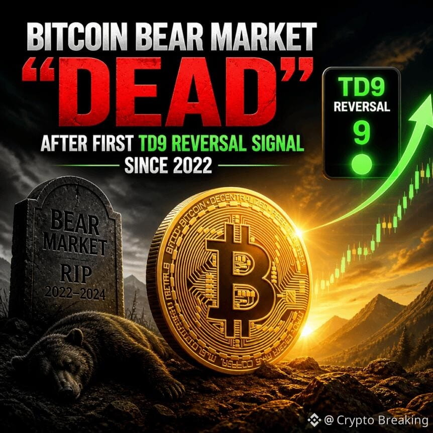 Bitcoin Bear Market “dead” After First Td9 Reversal Signal Since 2022