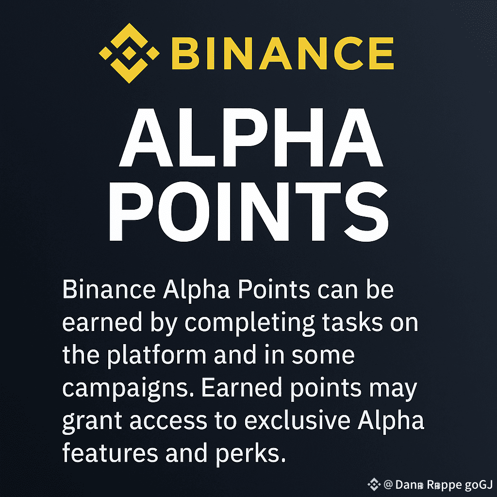 🚀 **Binance Alpha Points: Your Gateway to Exclusive | 0ŕuǰ on Binance  Square