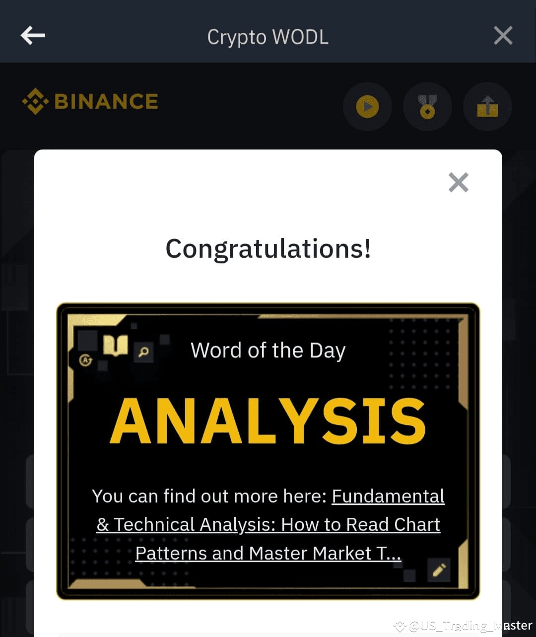 🔥 March 13, 2025 – Exclusive Crypto WODL Word of the Day!   |  US_Trading_Master on Binance Square