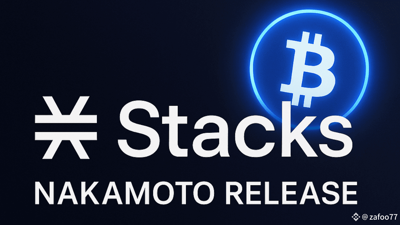 Stacks (STX) Nakamoto Release — Ushering in a New Era for Bitcoin | zafoo77  on Binance Square