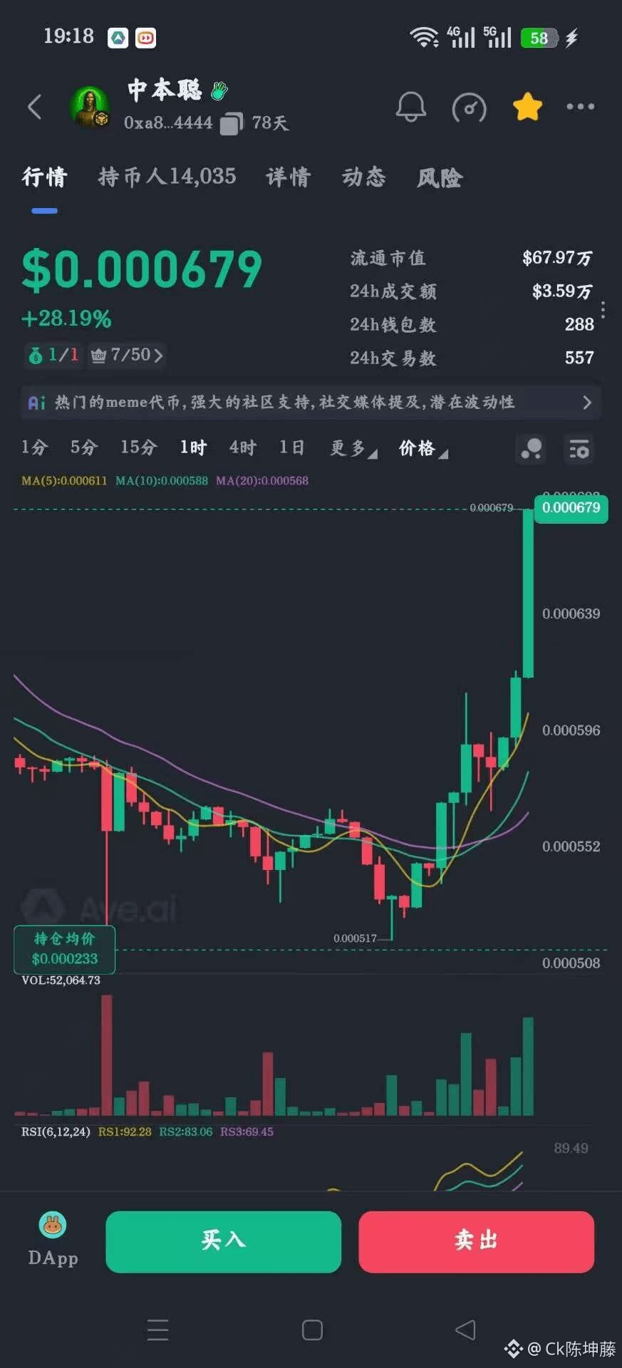三尺青锋踏月来 Satoshi Nakamoto. A three-foot sword of blue light | Ck陈坤藤 on  Binance Square